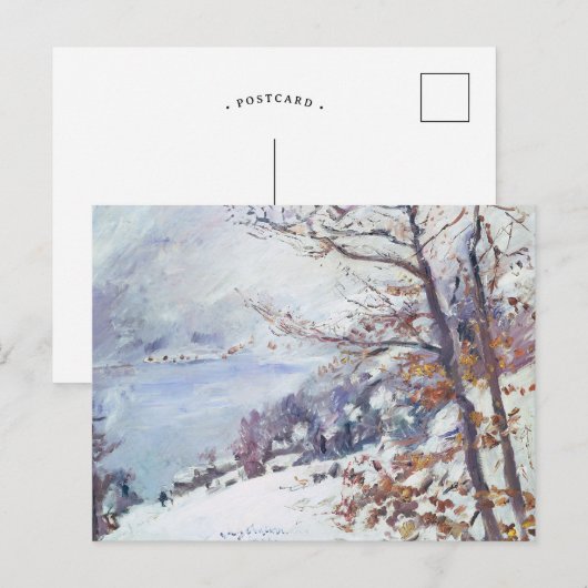 Walchensee in de winter | Lovis Corinth Briefkaart (Voorkant / Achterkant)