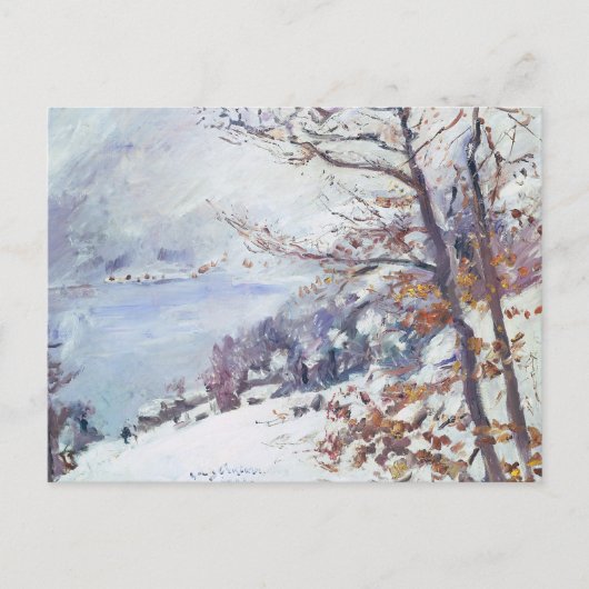 Walchensee in de winter | Lovis Corinth Briefkaart (Voorkant)