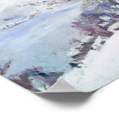 Walchensee in de winter | Lovis Corinth Poster (Hoek)