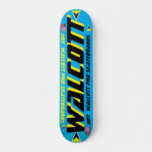 WALCOTT 2 JMT ST LUCIA7 3/4" Skateboard Deck (Voorkant)