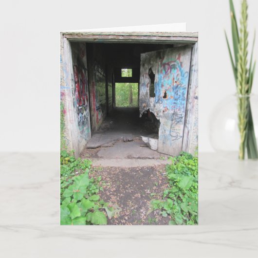 "Walcott Insane Asylum Deur" Verjaardagskaart #1 Kaart (Voorkant)