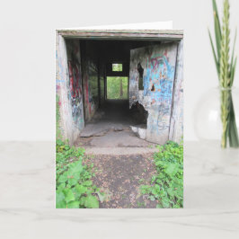 "Walcott Insane Asylum Deur" Verjaardagskaart #1 Kaart