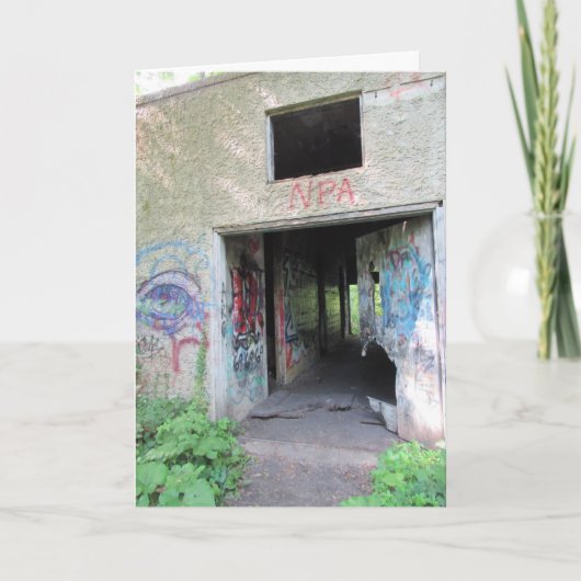 "Walcott Insane Asylum Deur" Verjaardagskaart #2 Kaart (Voorkant)