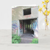 "Walcott Insane Asylum Deur" Verjaardagskaart #2 Kaart (Gele Bloem)