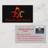 Walczak Custom Artwork Visitekaartje (Voorkant / Achterkant)