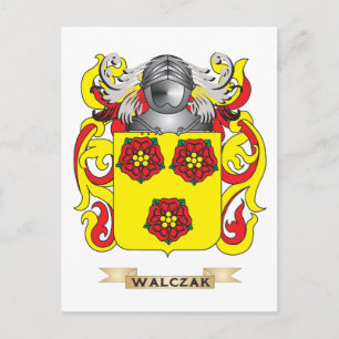 Walczak Family Crest (wapen) Briefkaart