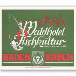 Wald hotel Duitsland Sticker