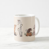 Wald mit Tieren Koffiemok (Voorkant rechts)