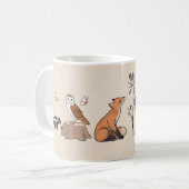 Wald mit Tieren Koffiemok (Voorkant links)
