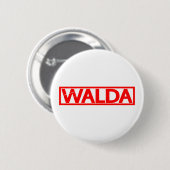 Walda Stamp Ronde Button 5,7 Cm (Voorkant /achterkant)