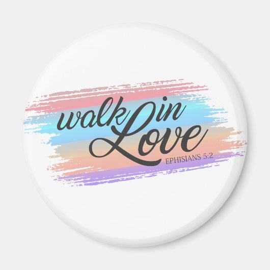 Walde in Love Bible Quote Valentijn | Magneet (Voorkant)