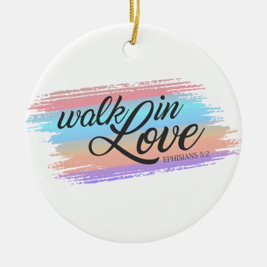 Walde in Love Bible Quote Valentijn | ORNAMENT (Voorkant)