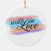 Walde in Love Bible Quote Valentijn | ORNAMENT (Achterkant)