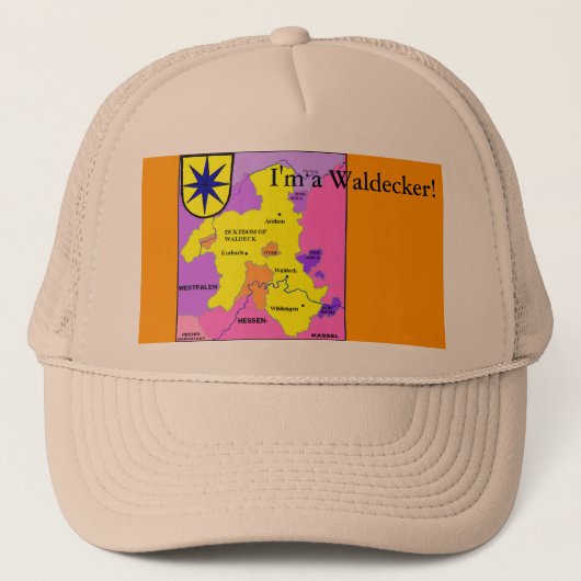 Waldecker Kappe Trucker Pet (Voorkant)