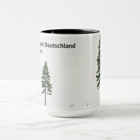 Waldeinsamkeit Nature Lover Personalized Mok (Midden)