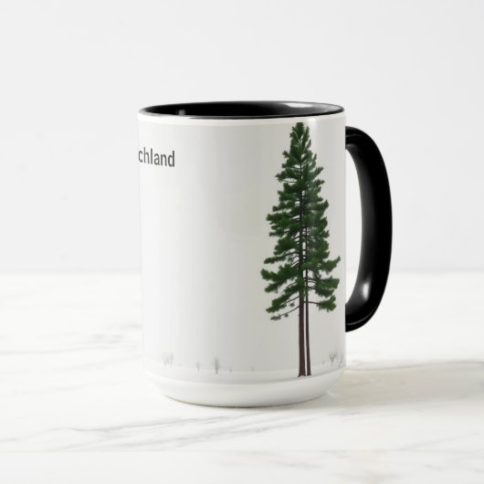 Waldeinsamkeit Nature Lover Personalized Mok (Voorkant rechts)