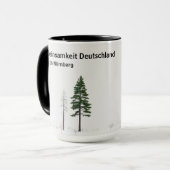 Waldeinsamkeit Nature Lover Personalized Mok (Voorkant links)