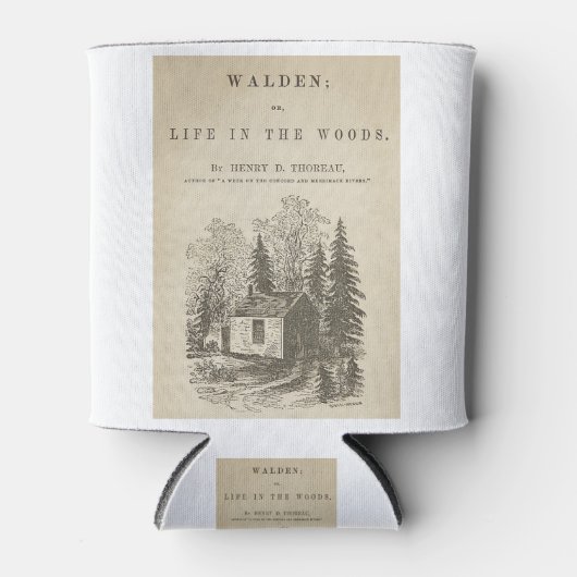 Walden Book Hoesje Blikjeskoeler (Voorkant)