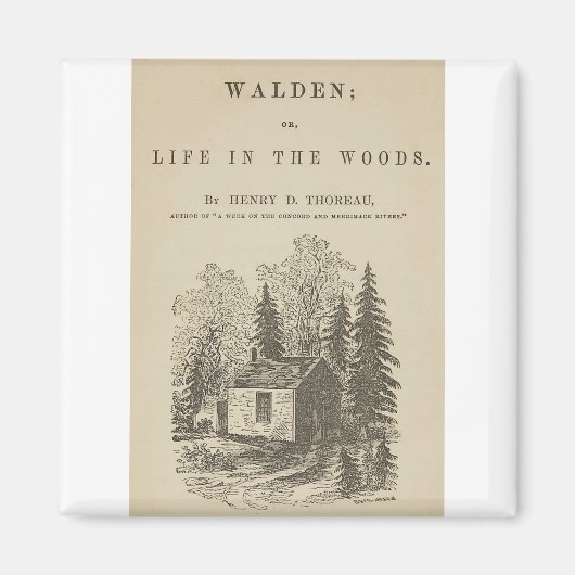 Walden  Book Hoesje Magneet (Voorkant)