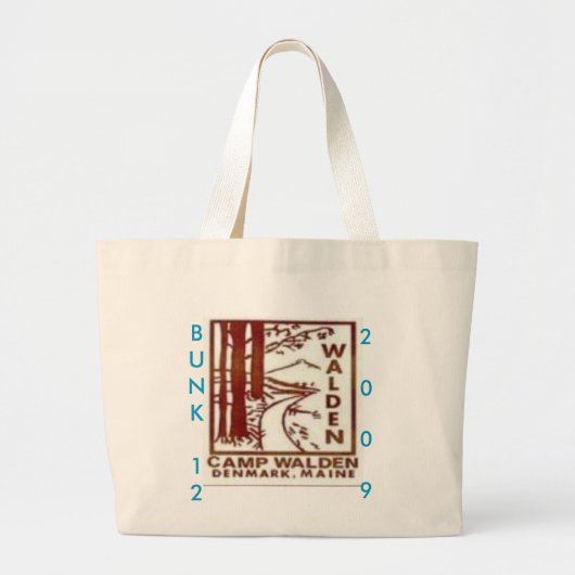 walden, BUNK 12, 2009 Grote Tote Bag (Voorkant)