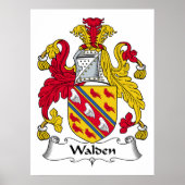 Walden Family Crest Poster (Voorkant)