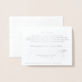 Walden Pond/Bossen: Yuletide vakantie- Folie Kaarten (Met envelop)