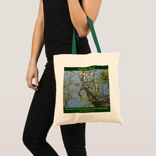 Walden Pond Canvas tas (Voorkant (product))