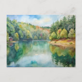Walden Pond Concord, Massachusetts Briefkaart (Voorkant)