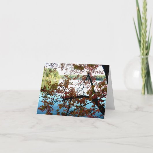 Walden Pond door Autumn Leaves Notitiekaartje (Voorkant)