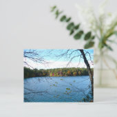 Walden Pond in de Herfst Briefkaart (Staand voorkant)