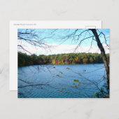 Walden Pond in de Herfst Briefkaart (Voorkant / Achterkant)