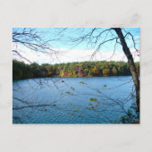 Walden Pond in de Herfst Briefkaart (Voorkant)