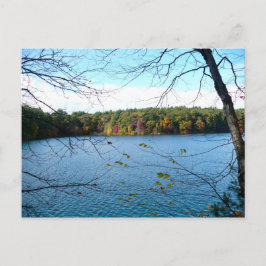 Walden Pond in de Herfst Briefkaart