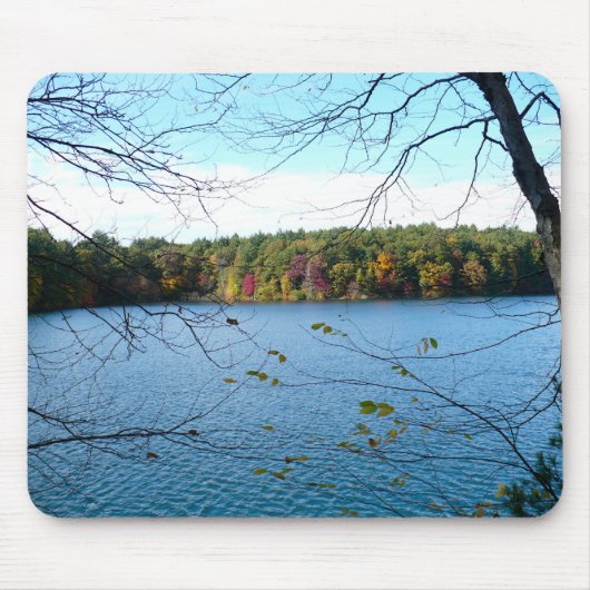 Walden Pond in de Herfst Muismat (Voorkant)