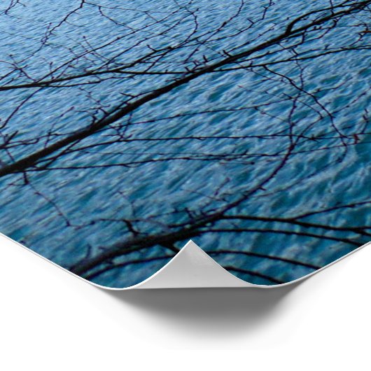 Walden Pond in de Herfst Poster (Hoek)