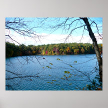 Walden Pond in de Herfst