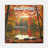 Walden Pond Massachusetts Reizen Magneet (Voorkant)