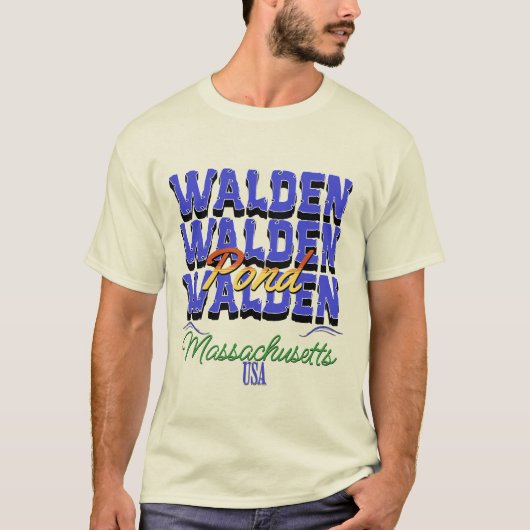 Walden Pond, Massachusetts T-shirt (Voorkant)