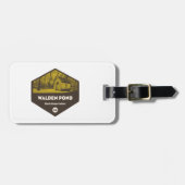 Walden Pond State Reservation Massachusetts Bagagelabel (Voorkant horizontaal)