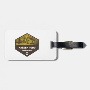 Walden Pond State Reservation Massachusetts Bagagelabel