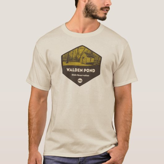 Walden Pond State Reservation Massachusetts T-shirt (Voorkant)