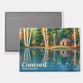 Walden Pond State Reservation VS Magneet (Voorkant / Achterkant)