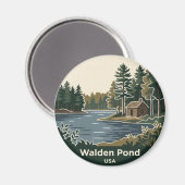 Walden Pond State Reservation VS Magneet (Voorkant / Achterkant)