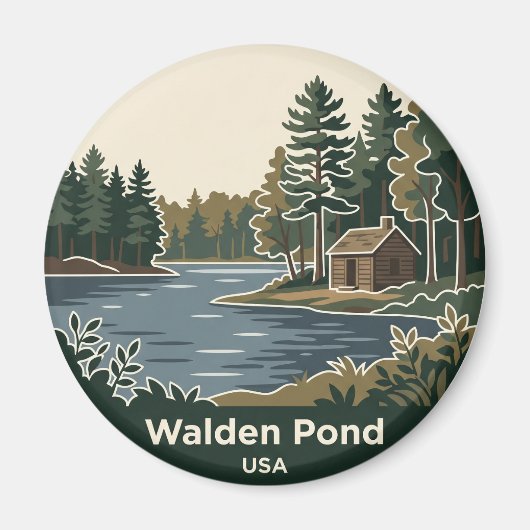 Walden Pond State Reservation VS Magneet (Voorkant)