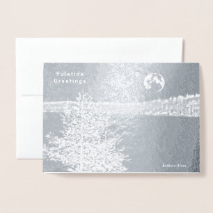Walden Pond: Yuletide-groeten Folie Kaarten