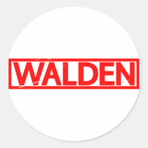 Walden Stamp Ronde Sticker