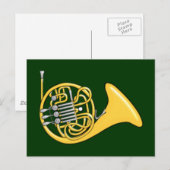 Waldhorn-hoorn Briefkaart (Voorkant / Achterkant)