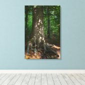 Waldimpression Canvas Afdruk (Insitu (Houten vloer))