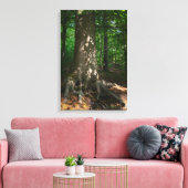 Waldimpression Canvas Afdruk (Insitu (Woonkamer))