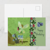 Waldlauf mit Käfer Briefkaart (Voorkant / Achterkant)